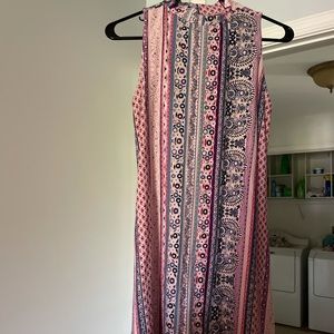 Multicolored dress worn once for baby shower